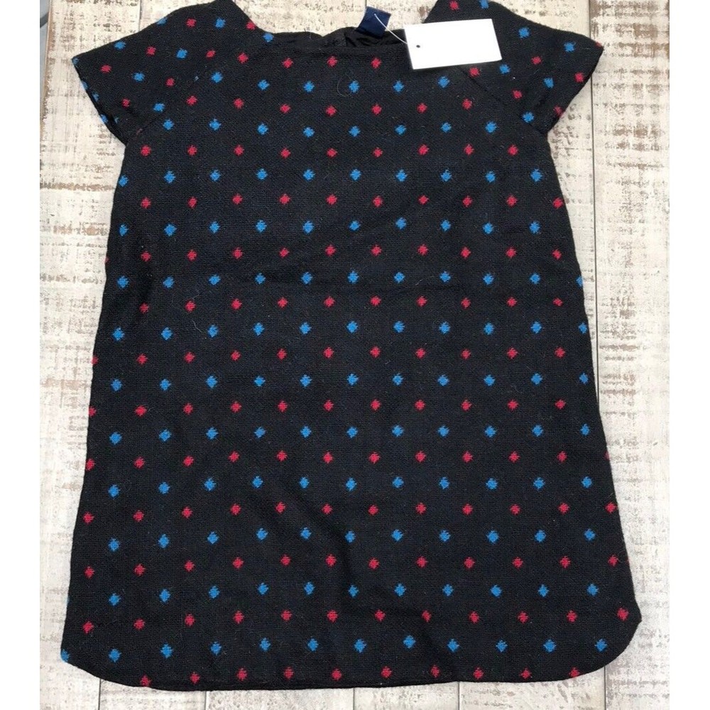 new baby gap 2 toddler girls Black Fall dress lined Short Sleeve rts: 54.95